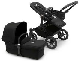 Bugaboo Donkey 5 Mono 2in1, Juodas (Black)