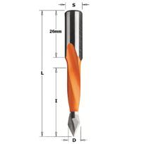Grąžtas medienai CMT; S=10 mm; D=7 mm; I=35 mm