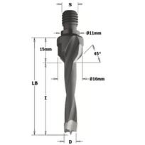 Grąžtas medienai CMT; S=M10/11 mm; D=8x50 mm