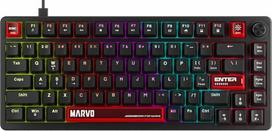 Marvo Arma 82 KG936 RGB Laidinė Žaidimų Klaviatūra, Juoda (Black)
