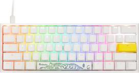 Ducky One 2 Pro Mini Baltas (White) Gateron Geltona (Yellow) Žaidimų Klaviatūra, RGB LED