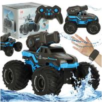 gestais valdomas - Ikonka RC amfibija Shot Racing, Mėlynas (Blue) - 1 nuotrauka