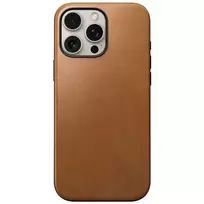 Nomad Modern Leather Case Angliškas Tan (English Tan) - iPhone 16 Pro Max
