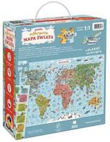 Czuczu Puzzle Pasaulio Žemėlapis 300 vnt.