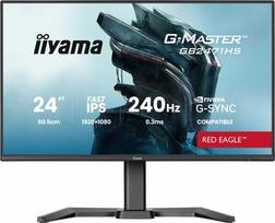 full hd monitorius - iiyama G-MASTER GB2471HS-B1 23.8", 240Hz, Fast IPS, Juodas (Black) - 1 nuotrauka