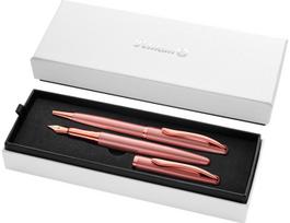 Pelikan Jazz Noble Elegance, rožinis (Pink Rose) - plunksnakotis ir tušinukas rinkinys