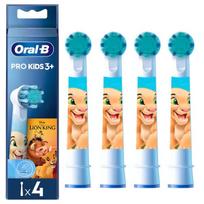 Dantų šepetėlio galvutės Oral-B Pro Kids Lion King, balta, 4 vnt.