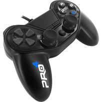 zaidimu pulteliu - Subsonic Pro 4 Wired Controller PS4 Juodas (Black) - 1 nuotrauka