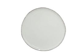 Domoletti Sesam Dots Pietų lėkštė, Ø 26.8 cm, balta (White)