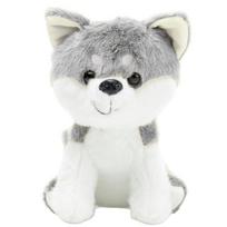 Pliušinis žaislas Vilkas Baltas/Grynas 20 cm, Lean Toys