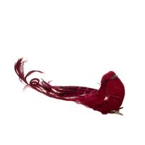 Kalėdinė dekoracija, "Paukštis" Christmas Touch D1G3124, 10 cm, raudona
