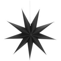 Kalėdinė dekoracija Springos Star CA1101, 60 cm, juoda