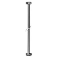 Vamzdis Benkiser Cu-w/2 nuts, 10 mm, 0.6 m, dvi ½ veržlės