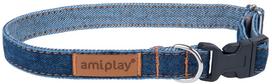 Antkaklis šunims Amiplay Denim, tamsiai mėlyna, 450 - 700 mm x 25 mm, 45-70