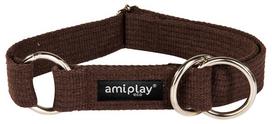 Antkaklis šunims Amiplay Cotton, ruda, 490 - 850 mm x 30 mm, XXL