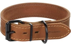 Antkaklis šunims Flamingo Montana, ruda, 490 - 590 mm x 40 mm, XL