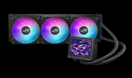 ausintuvas juodas - ASUS ROG Ryujin III 360 ARGB Extreme Juodas (Black) Skystinis Aušintuvas - 1 nuotrauka