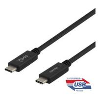 DELTACO USB 100W 5A, "C-A", 0.5m, juodas / USBC-1401M