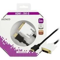 DELTACO HDMI - DVI, juodas, 3.0m / HDMI-113-K