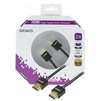 DELTACO HDMI-HDMI, 2.0m, juodas / HDMI-1092-K