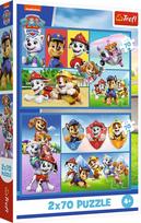 deta - Trefl Dėlionė Paw Patrol 2x70 vnt. 34441 - 1 nuotrauka