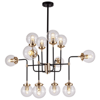 Šviestuvas kabinamas Cosmo Light Boston P12826BR, E27, 12 x 40 W