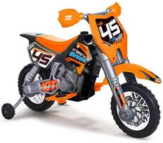 vaikiskas krosinis - FEBER Krosinis Motociklas 6V Oranžinis (Orange) - 1 nuotrauka