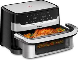 tefal easy fry - Tefal Dual Easy Fry Flex EY922D 9 L Juoda (Black) - 1 nuotrauka