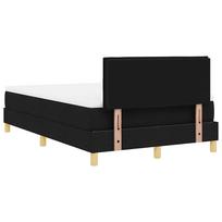 ciuzinys 120x190 cm - vidaXL Krovinių lova su čiužiniu 120x190 cm Juoda (Black), Maža dvigulė, Audinys - 9 nuotrauka