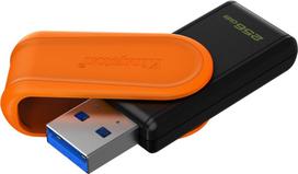 kingston usb 256 - Kingston  256GB Portable USB 3.2 Gen 1 DataTraveler Exodia S (Black/Orange) | DTXS/256GB - 4 nuotrauka