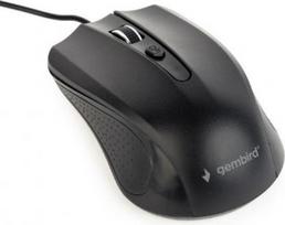 optical cable - Gembird Optical Mouse | MUS-4B-01L | Wired | USB | Black - 1 nuotrauka