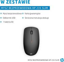 pele hp - HP 235 Slim Belaidė pelė (Wireless Mouse) - 3 nuotrauka