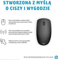 pele hp - HP 235 Slim Belaidė pelė (Wireless Mouse) - 5 nuotrauka