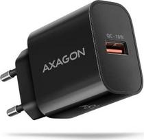 18w ikroviklis - MOBILE CHARGER WALL USB 18W/1PORT BLACK ACU-QC18 AXAGON - 1 nuotrauka