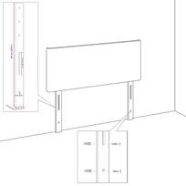 miegamojo lova 160 cm zalia - vidaXL Lovos galvūgalis su kristalų mygtukais, tamsiai žalias (Dark Green), 160 cm, aksomas - 10 nuotrauka
