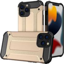 Hurtel Hybrid Armor dėklas Apple iPhone 13 Pro Max - Auksinis (Gold)