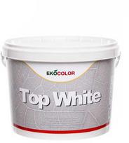 Lubų dažai TOPCOLOR TOP WHITE, visiškai matiniai, batos sp., 5 l