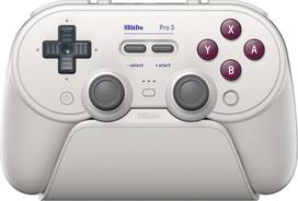 8Bitdo Pro 3 Bluetooth Gamepad G Classic Baltas (White)