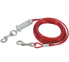 Šuns pavadėlis Zolux Tie-Out 403409, raudonas, 9m