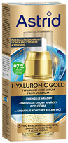 Astrid Hyaluronic Gold stangrinamasis paakių serumas su niacinamidu 15 ml