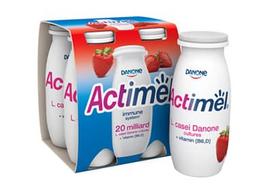Braškių skonio jogurtinis gėrimas ACTIMEL, 1,5% rieb., 400 g