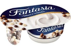 Jogurtas FANTASIA su šokoladiniais rutuliukais, 8,2% rieb., 100 g