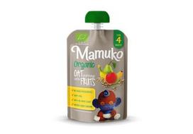 Ekologiška MAMUKO avižų košė su vaisiais nuo 4 mėn., 100 g