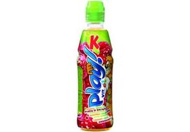 Morkų, aviečių, žaliųjų citrinų, obuolių gėrimas KUBUS PLAY, 400 ml