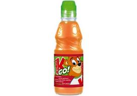 Morkų, aviečių, obuolių nektaras KUBUS GO, 300 ml