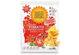 Kukurūzų trapučiai SAULĖS GRŪDAS su pomidorų prieskoniais, 60 g