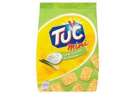 Grietinės ir svogūnų skonio mini krekeriai TUC MINI, 100 g