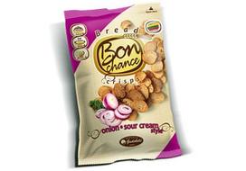 Duonos traškučiai BON CHANCE su grietine ir svogūnais, 120 g