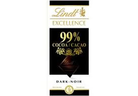 Juodasis šokoladas LINDT EXCELLENCE (99%), 50 g