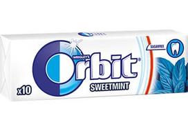 Kramtomoji guma ORBIT SWEET MINT, 14 g